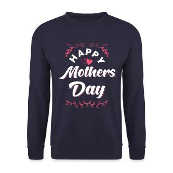 Fête des Mères - Sweat-shirt Unisexe - marine - Devant - Alina (178cm) & Michal (187cm)