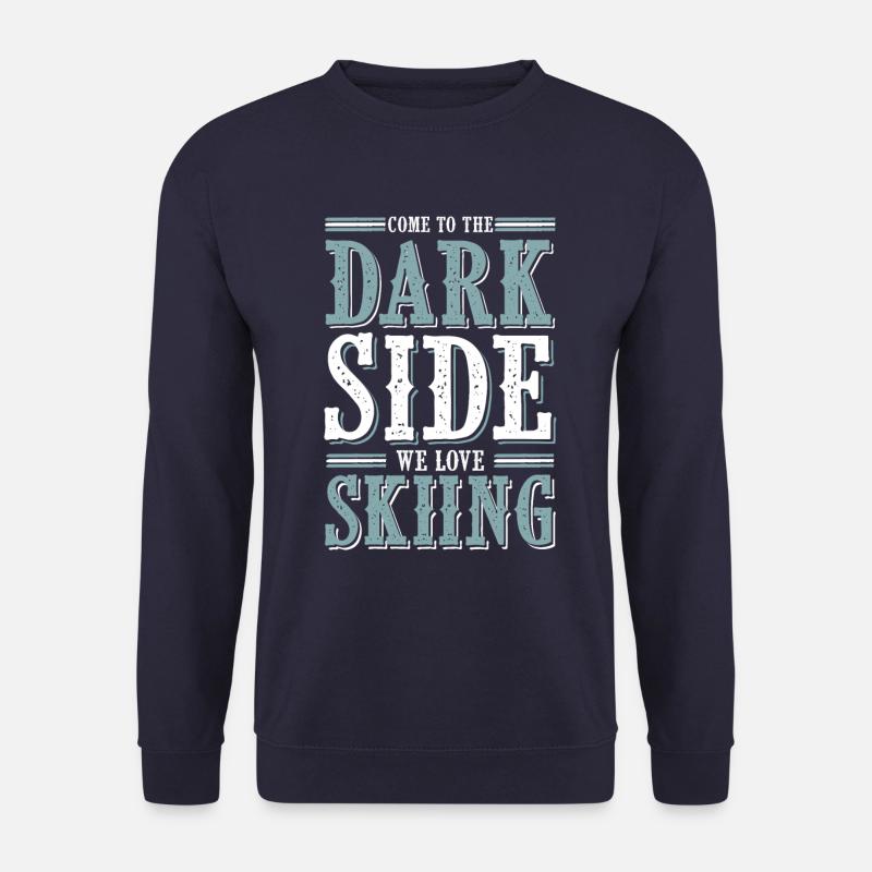 ski skiing - Unisex Pullover - Navy