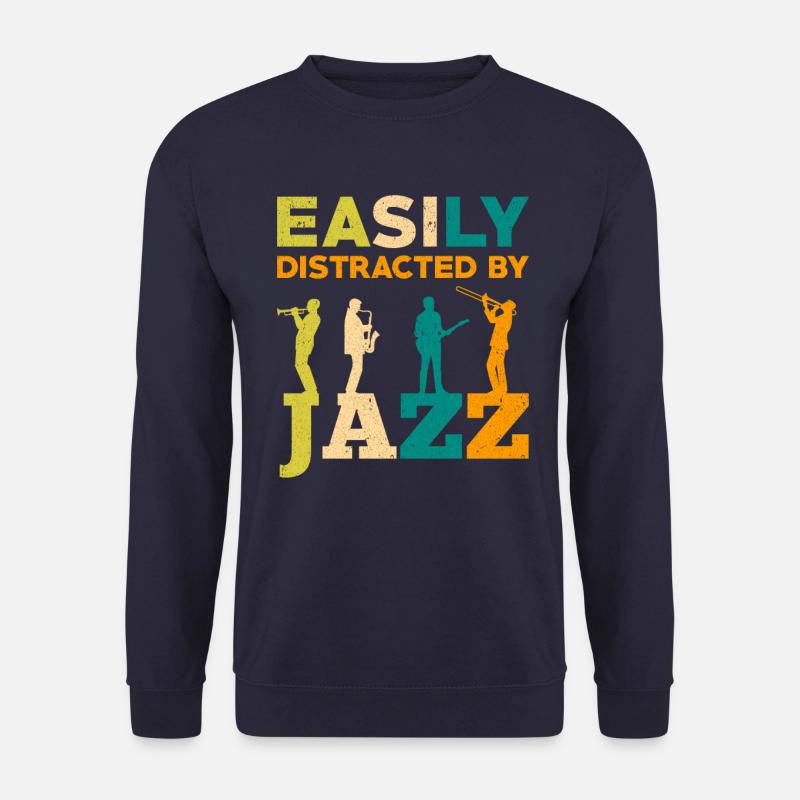 Jazz Musik - Unisex Pullover - Navy
