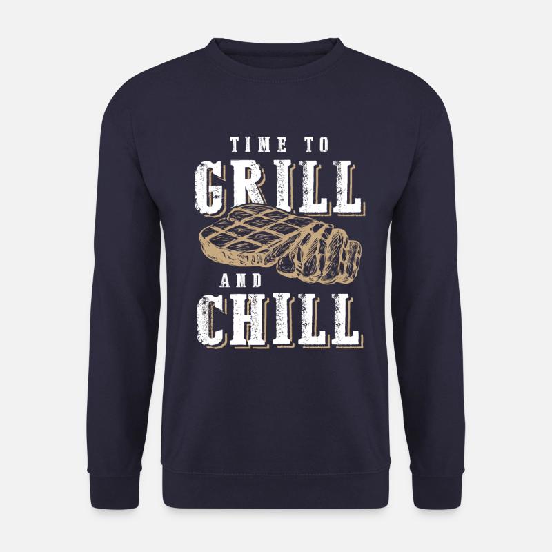 grill and chill - Unisex Pullover - Navy