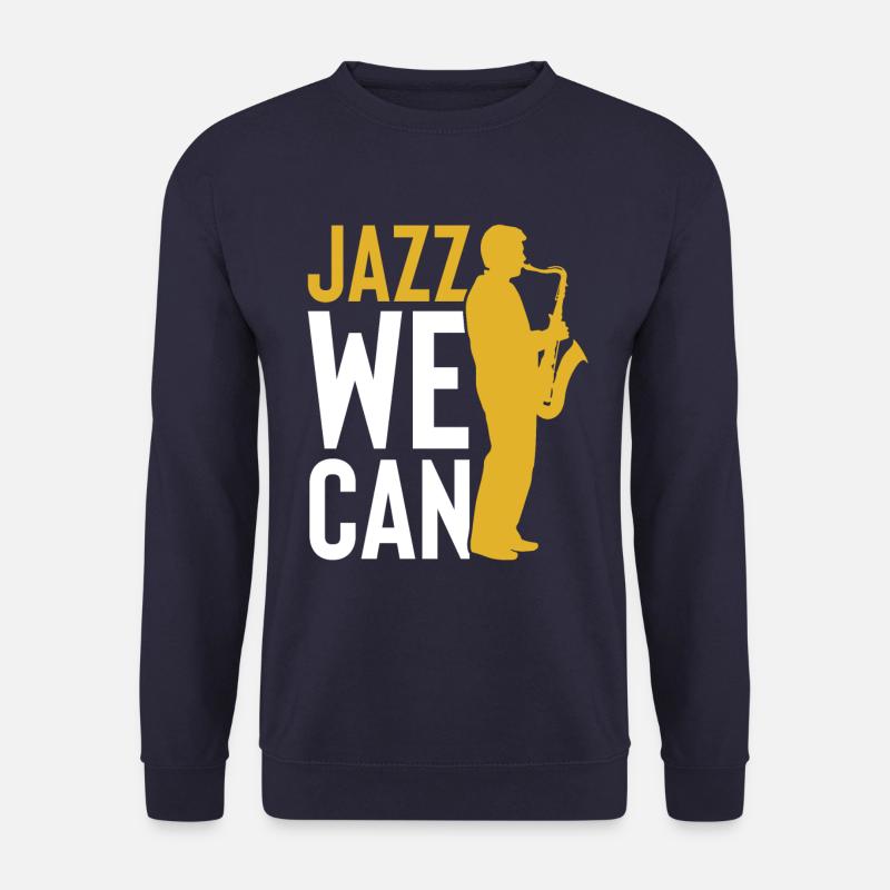 jazz we can - Unisex Pullover - Navy