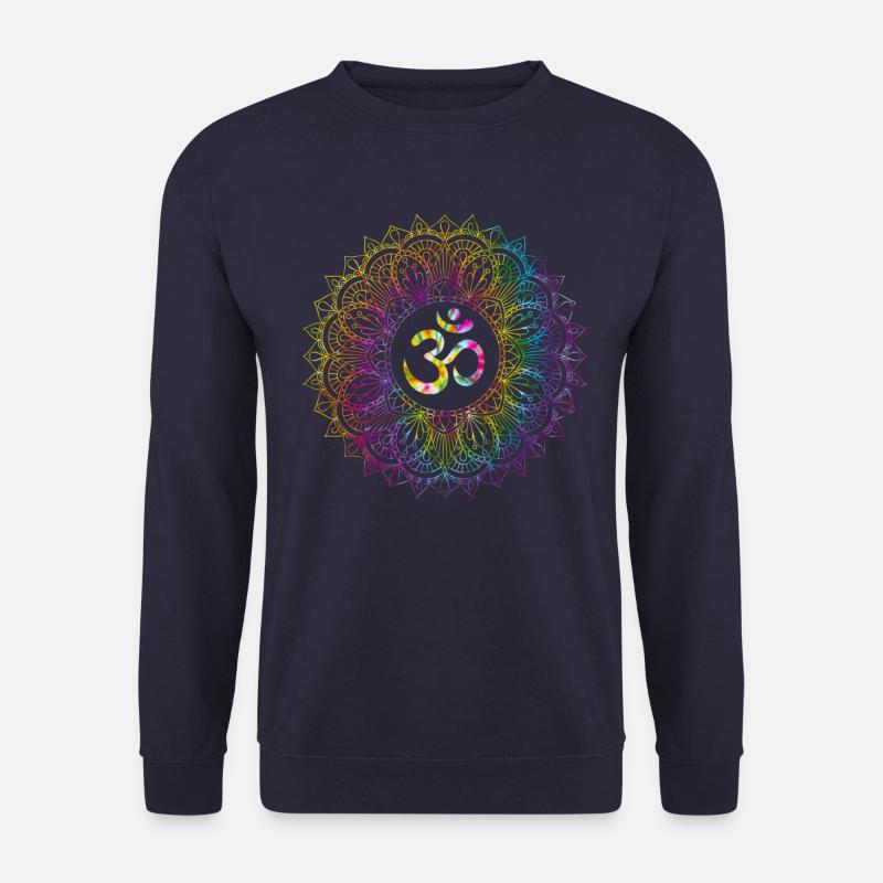 Ohm Zen Mandala - Unisex Pullover - Navy