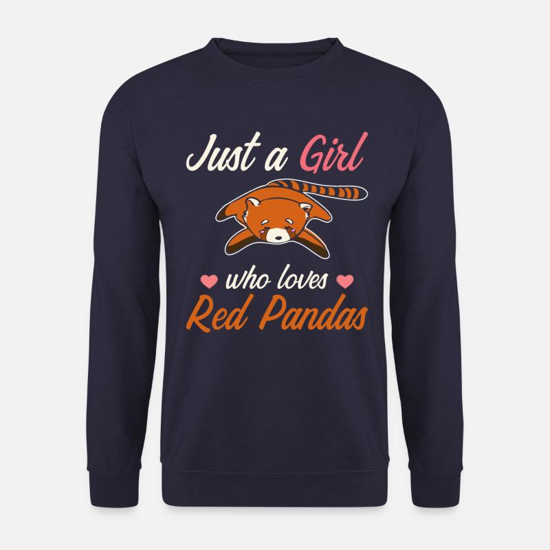red panda - Unisex Sweatshirt - navy