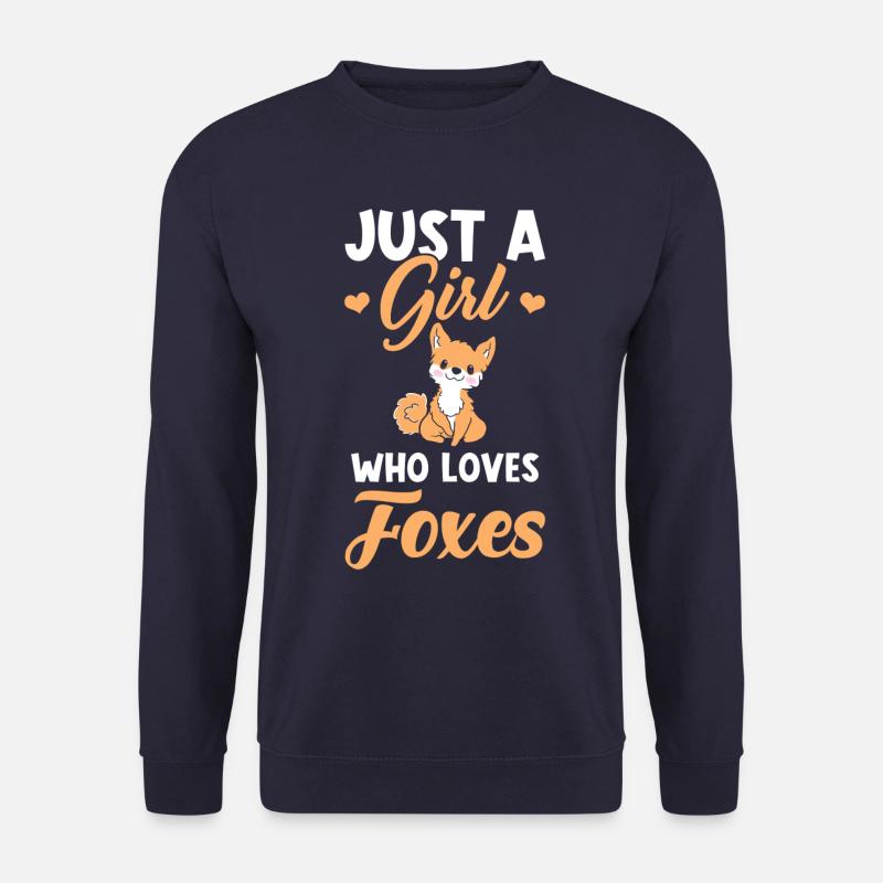 Fuchs niedlich - Unisex Pullover - Navy