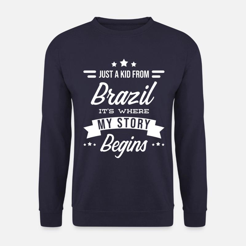 Brasilien - Unisex Pullover - Navy