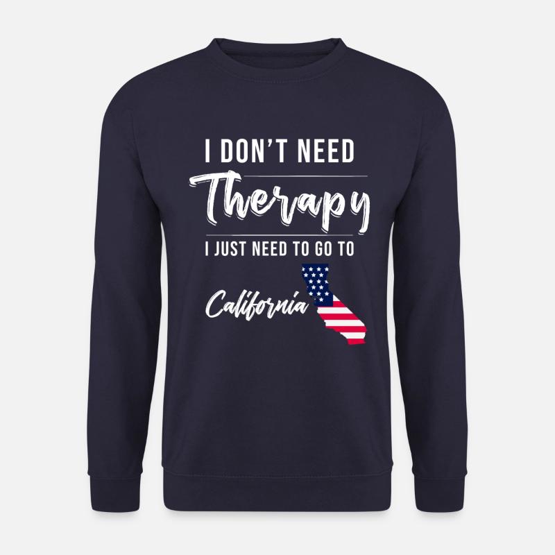 Kalifornien Urlaub Spruch - Unisex Pullover - Navy