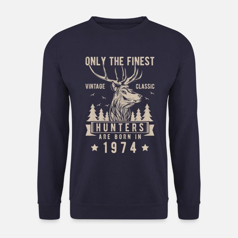 Hunter Gift 1974 - Unisex Sweatshirt - navy