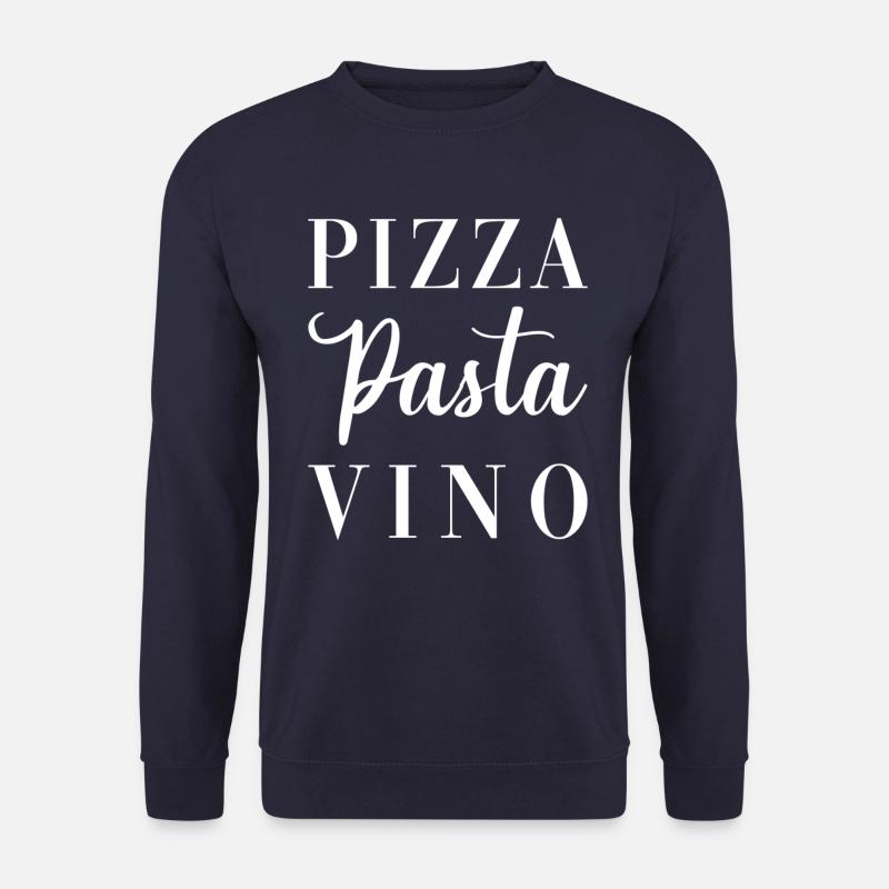 Pizza Pasta Vino - Unisex Sweatshirt - navy