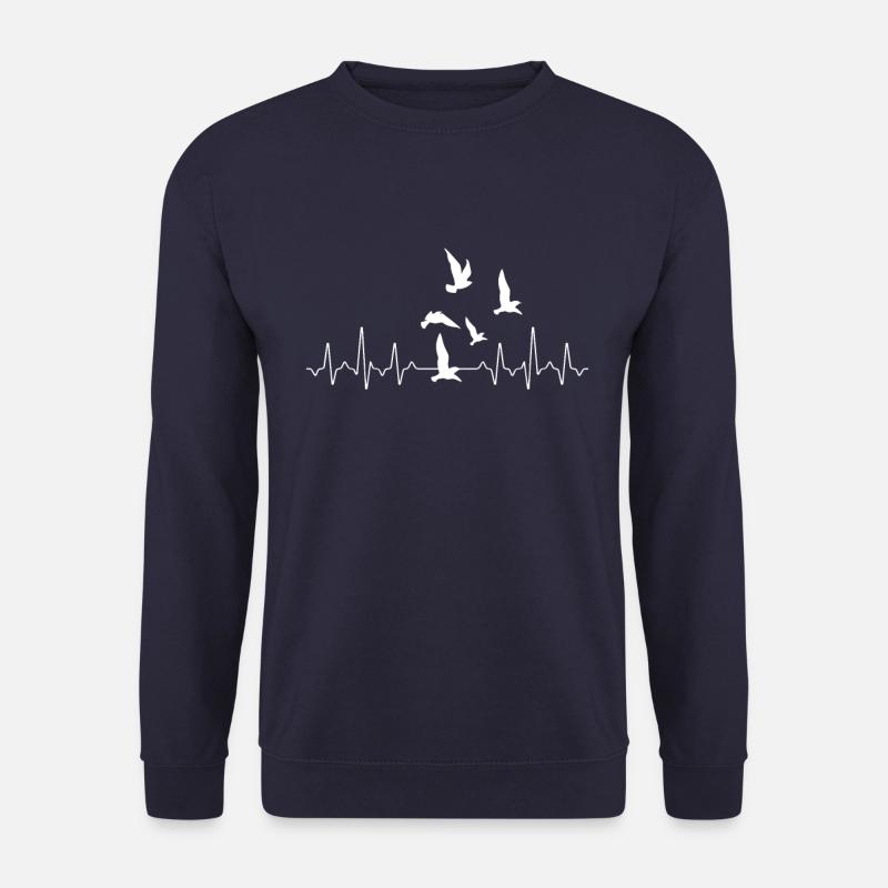 Vogel Heartbeat - Unisex Pullover - Navy