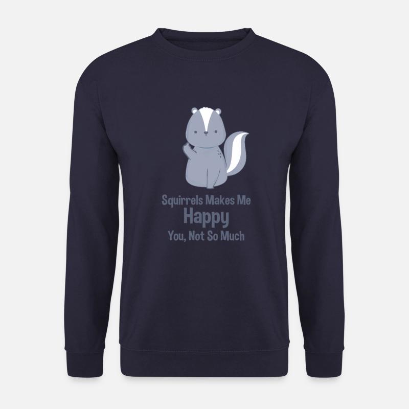 Eichhörnchen lustig - Unisex Pullover - Navy