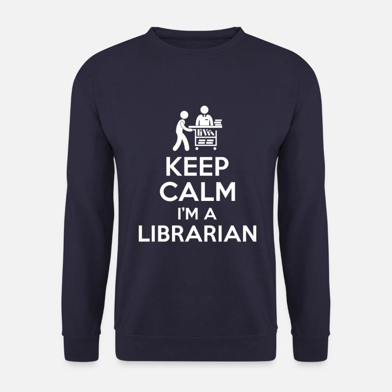 Librarian quote - Unisex Sweatshirt - navy