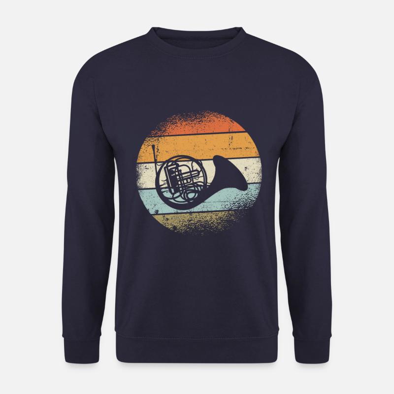 Horn - Unisex Pullover - Navy