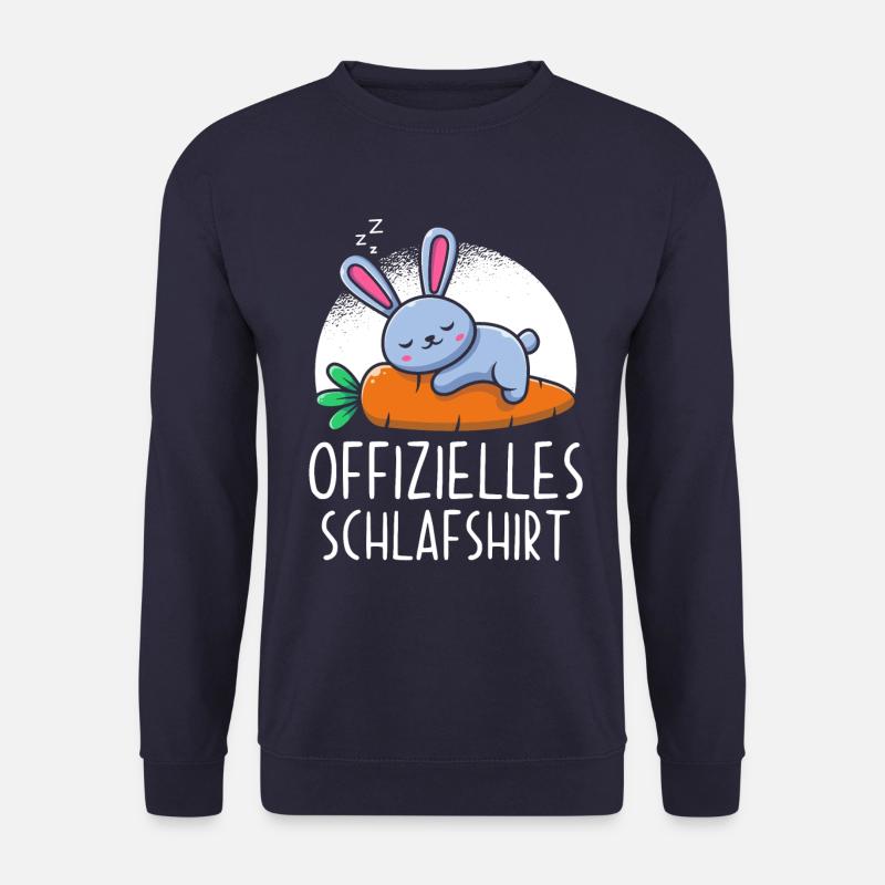 Offizielles Schlafshirt Hase - Unisex Pullover - Navy
