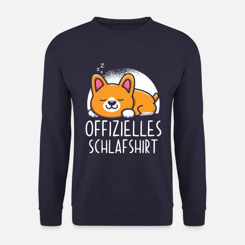 Offizielles Schlafshirt Hund - Unisex Pullover - Navy