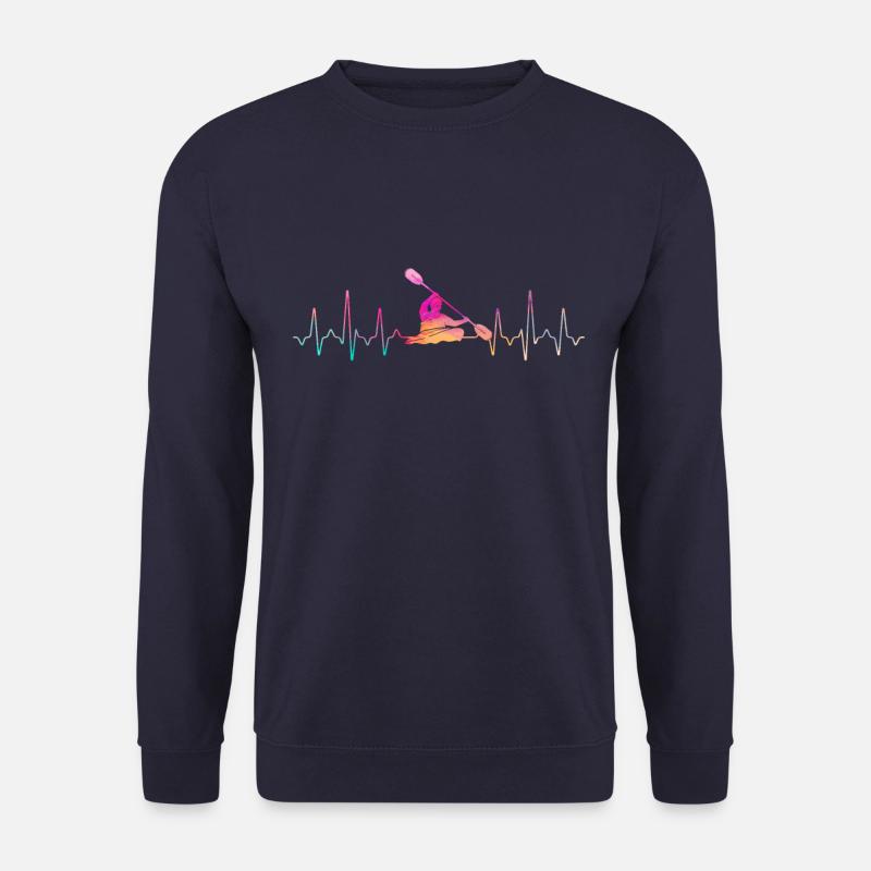 Kajak Heartbeat - Unisex Pullover - Navy