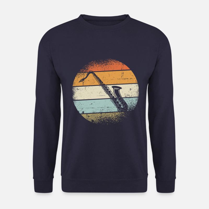 Saxophone - Unisex Pullover - Navy