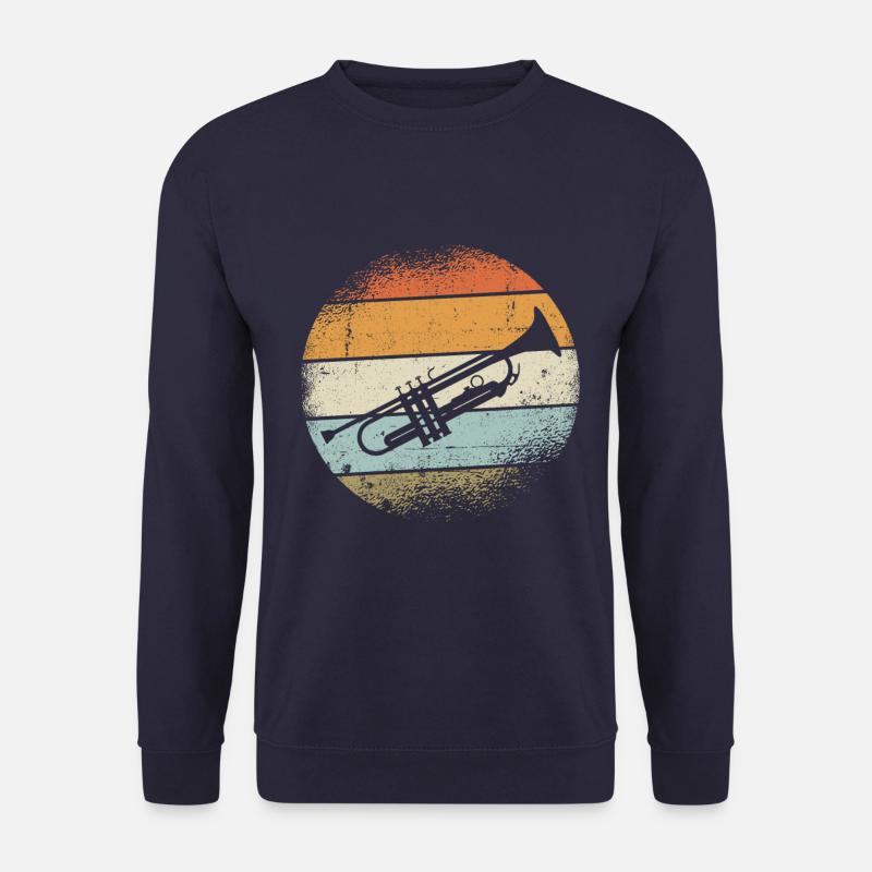 Trompete Instrument - Unisex Pullover - Navy
