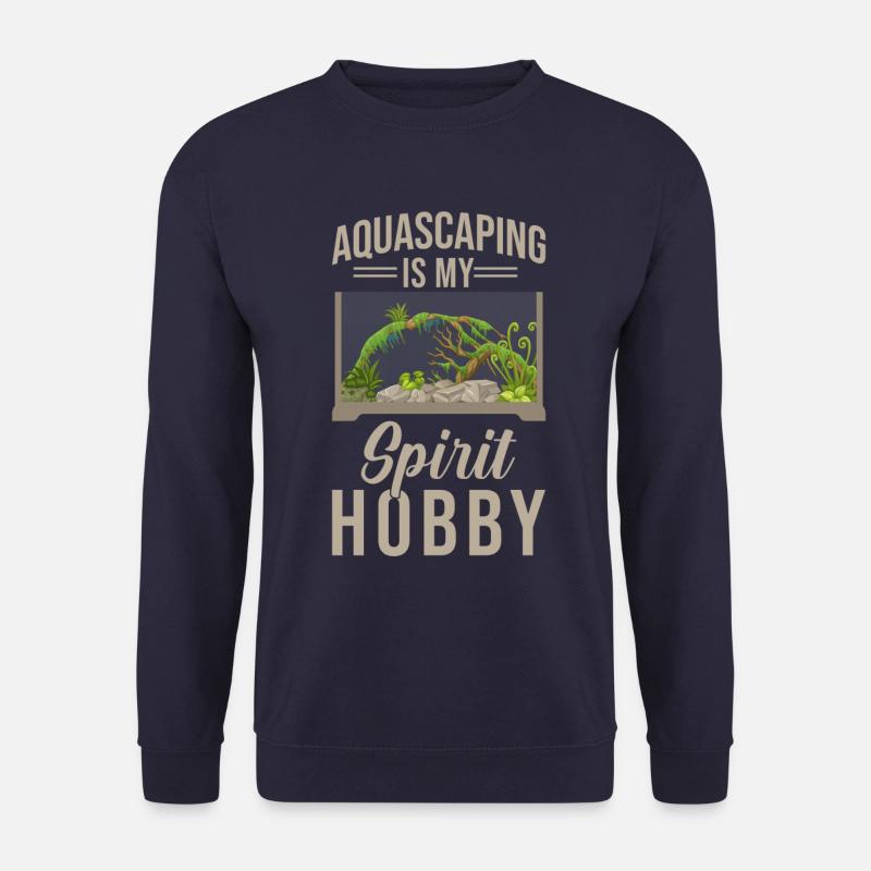 Aquascaping - Unisex Pullover - Navy