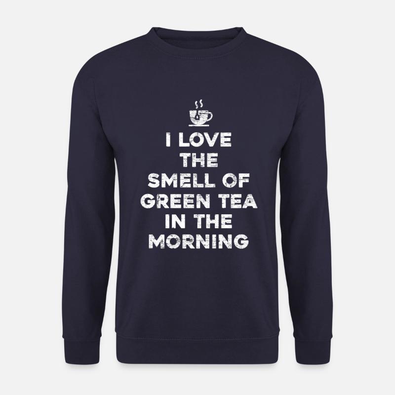 Tee Geschenk Grüner Tee - Unisex Pullover - Navy