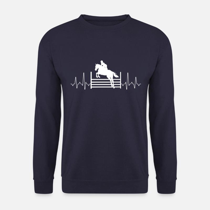 Springreiten Herzschlag - Unisex Pullover - Navy