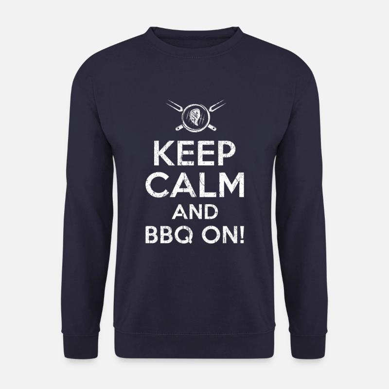Keep calm BBQ - Unisex Sweatshirt - navy