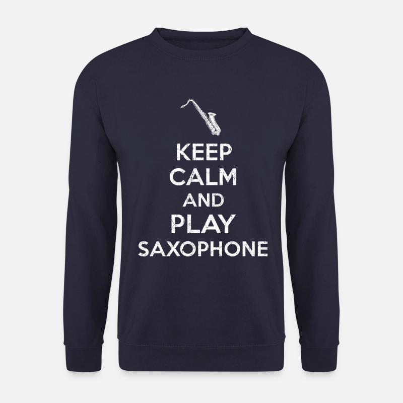 Saxophone Saying - Unisex Sweatshirt - navy