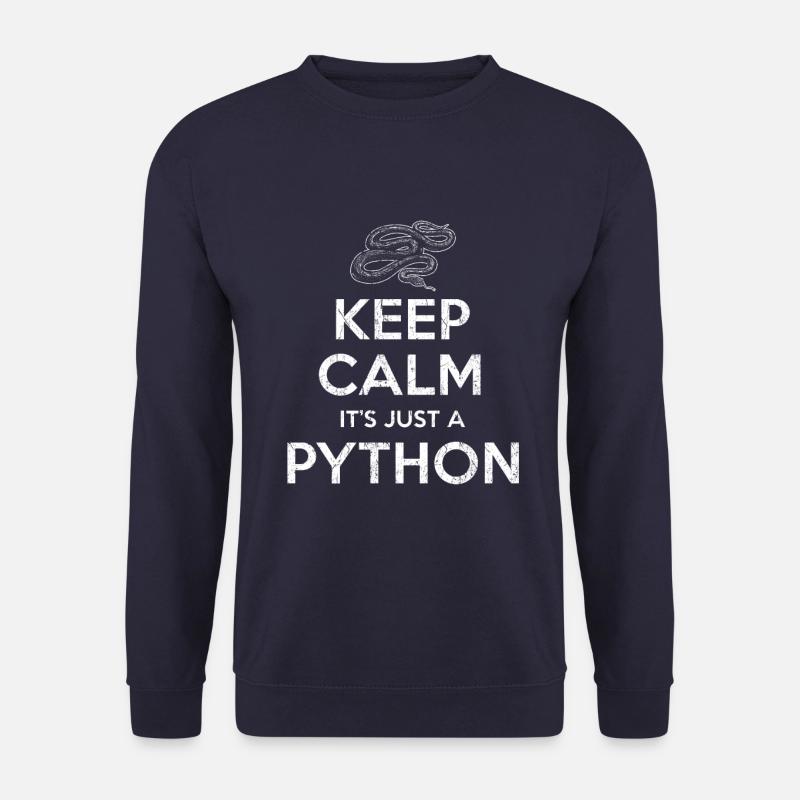 Python Snake - Unisex Sweatshirt - navy