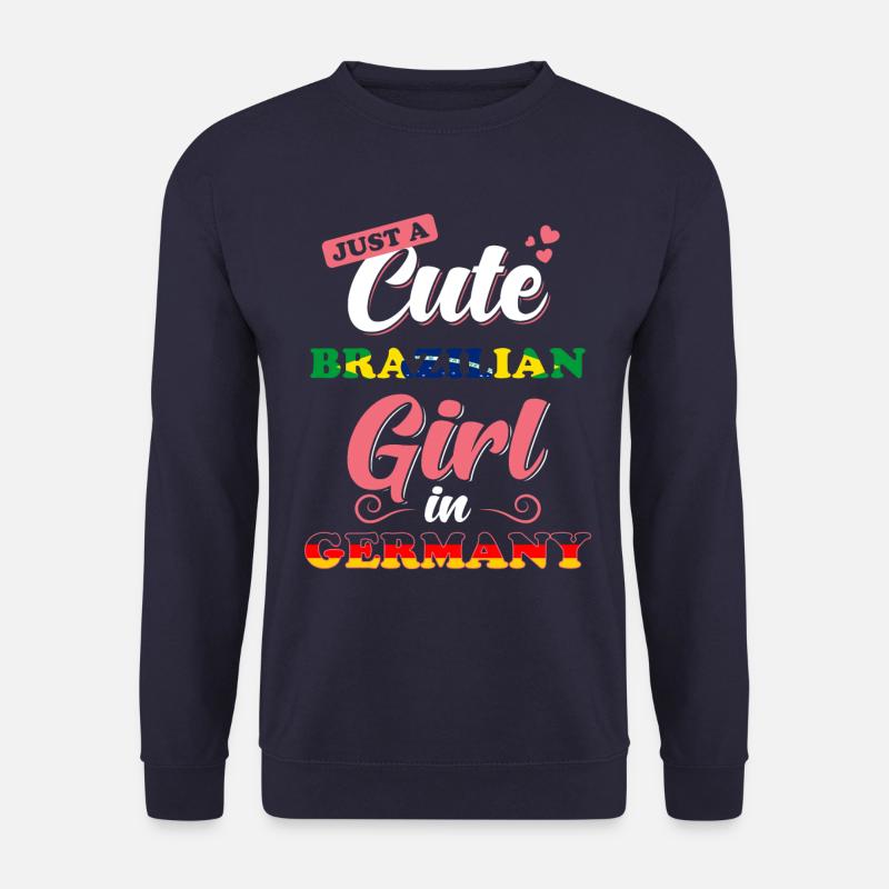 Brasilien Deutschland Spruch - Unisex Pullover - Navy