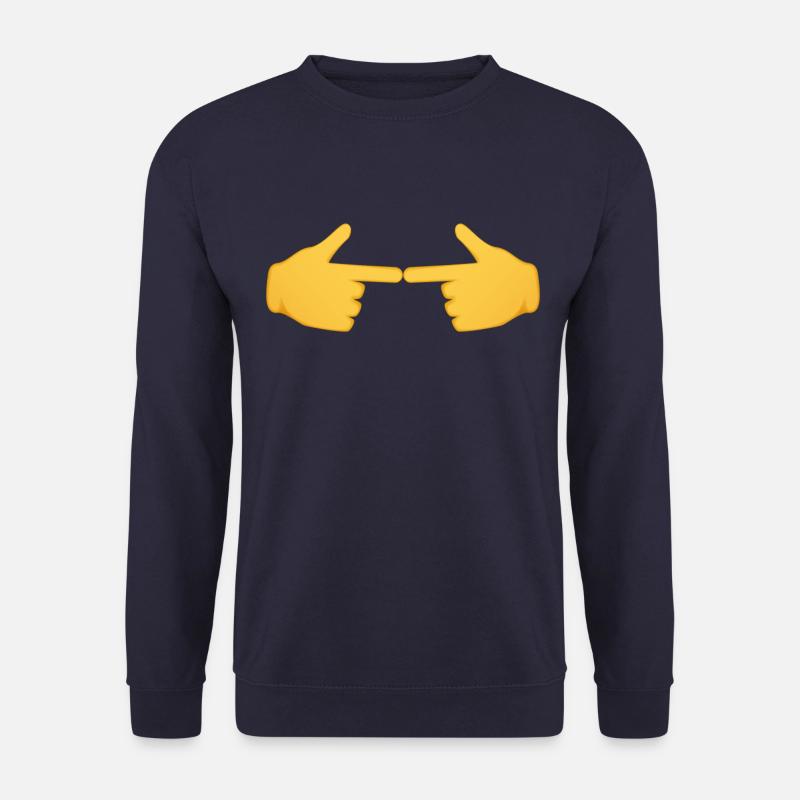 Shy Symbol - Unisex Pullover - Navy