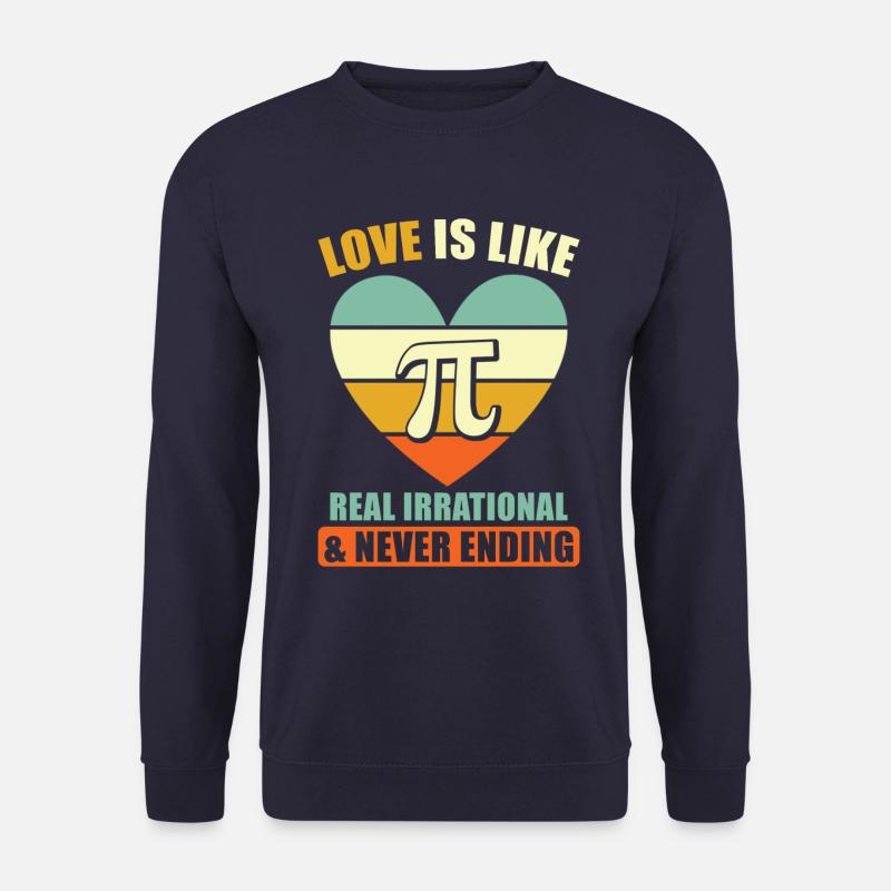 Pi Proverbe de maths - Sweat-shirt Unisexe - marine