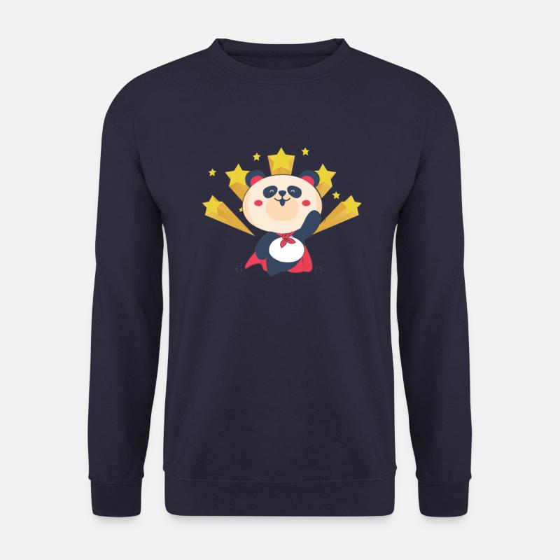 Panda Superheld - Unisex Pullover - Navy