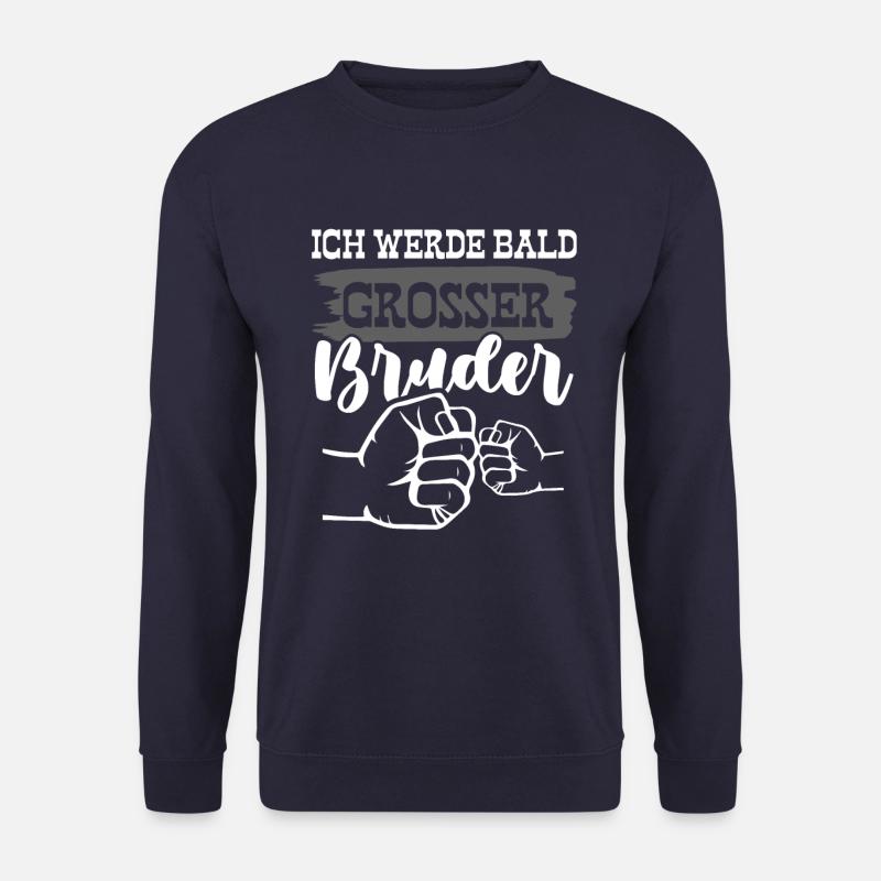 Ich werde grosser Bruder - Unisex Pullover - Navy