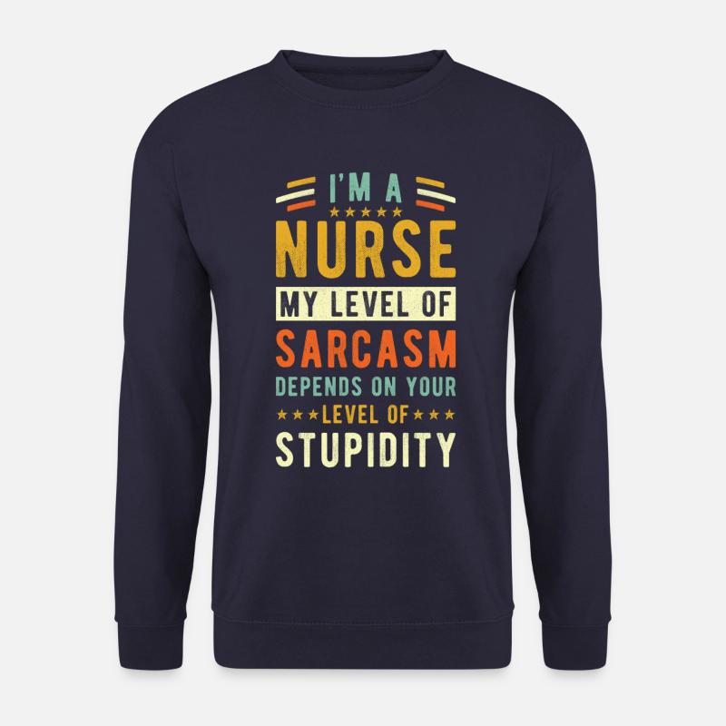 Krankenschwester Geschenk - Unisex Pullover - Navy