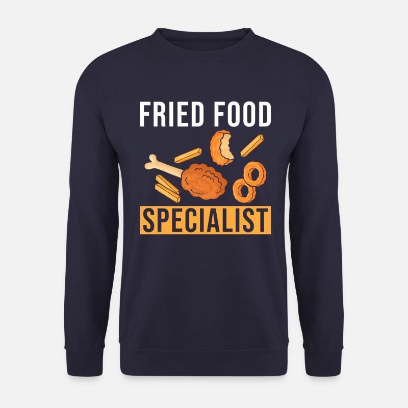 Frittiertes Essen - Unisex Pullover - Navy