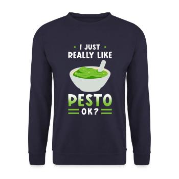 Pesto - Unisex Pullover - Navy - Vorne - Alina (178cm) & Michal (187cm)