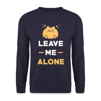 Anti Social Social Distance - Unisex Sweatshirt - navy - Front - Alina (178cm) & Michal (187cm)