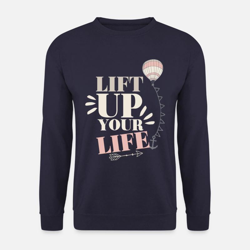 Lift up your Life - Unisex Pullover - Navy