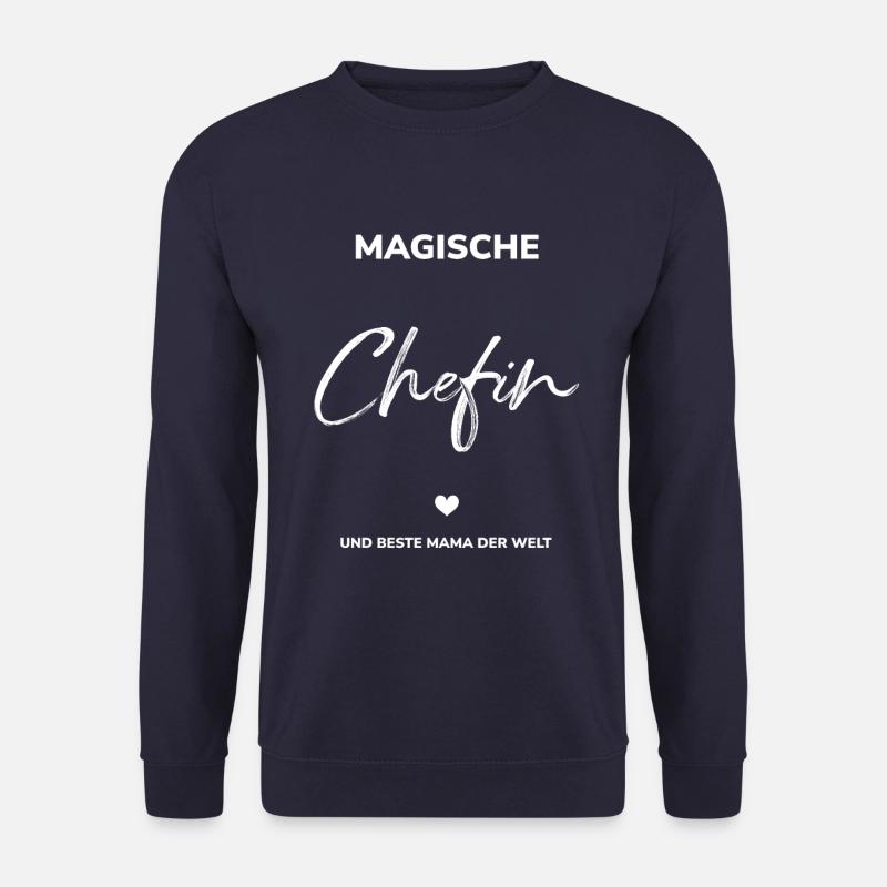 Chefin und Mama - Unisex Pullover - Navy
