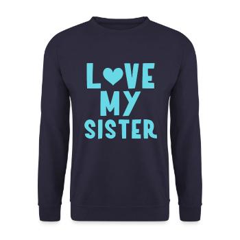 Moi ma sœur - Sweat-shirt Unisexe - marine - Devant - Alina (178cm) & Michal (187cm)
