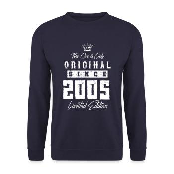 2005 limited edition - Unisex Sweatshirt - navy - Front - Alina (178cm) & Michal (187cm)
