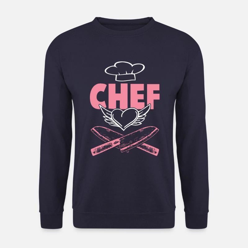 chef koch - Unisex Pullover - Navy