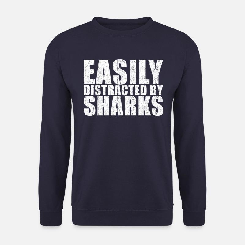 Dicton requin - Sweat-shirt Unisexe - marine