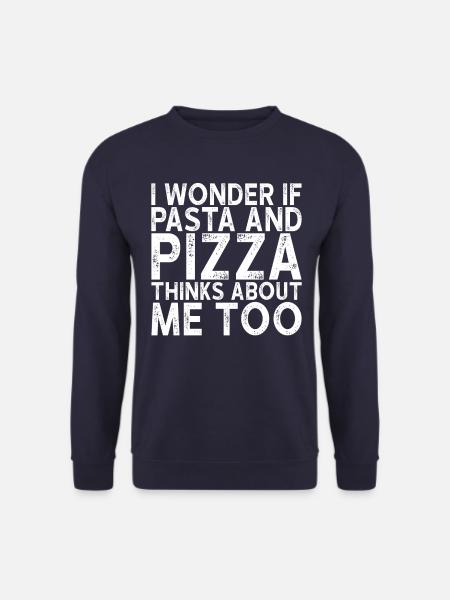 Pizza and pasta - Unisex Sweatshirt - navy