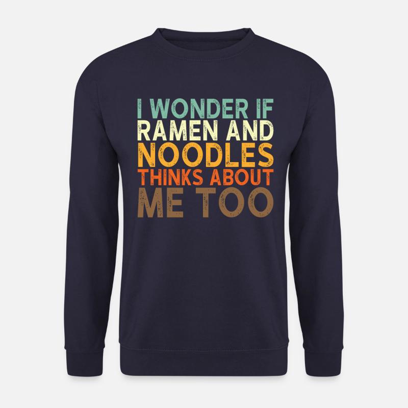 Ramen Nudel Spruch - Unisex Pullover - Navy