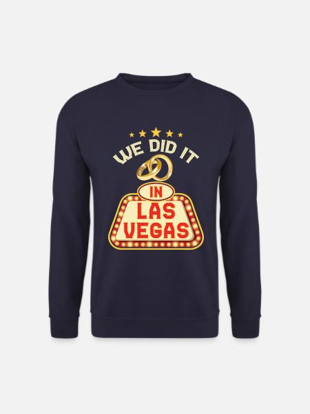 Las Vegas Hochzeit - Unisex Pullover - Navy