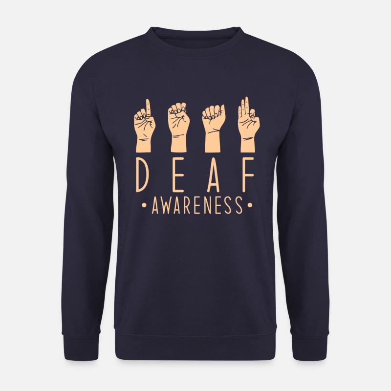 DEAF - Unisex Sweatshirt - navy