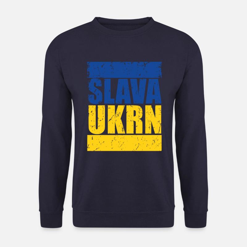Slava Ukraini - Unisex Pullover - Navy