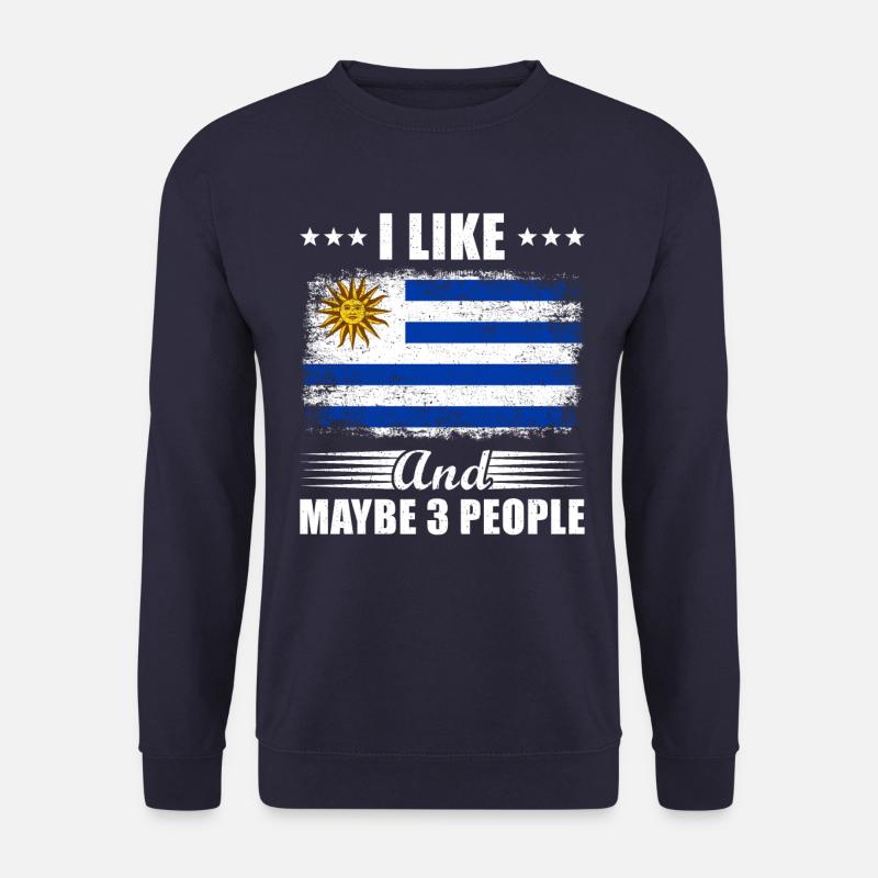 Uruguay - Unisex Pullover - Navy