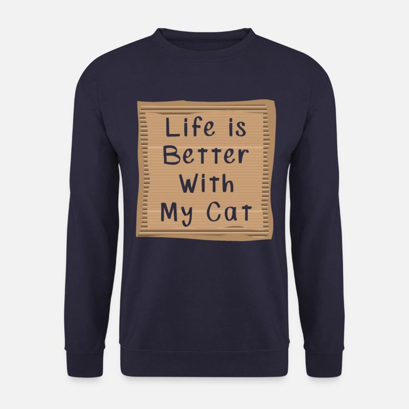 Katze - Unisex Pullover - Navy
