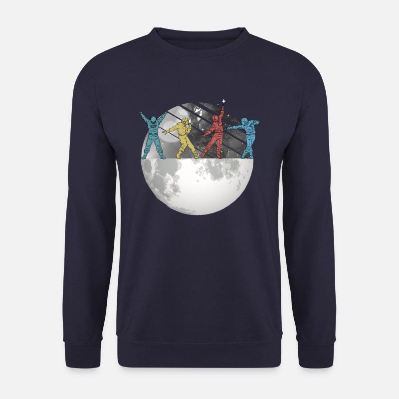 Astronaut Space Moon Space Retro - Unisex Sweatshirt - navy
